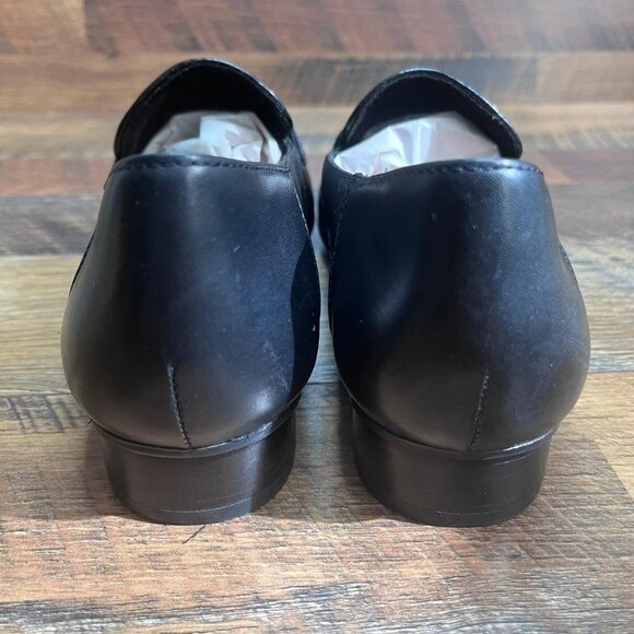 Collection by Clarks Women’s Juliet Black Leather Loafers Size 8.5 - Picture 3 of 10